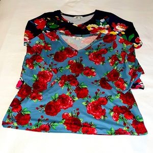 Pioneer Woman V-Neck Shirts Set of 2